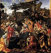 Filippino Lippi Adoration of the Magi oil on canvas